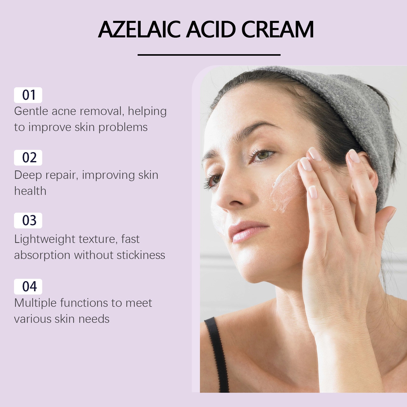 Azelaic Acid Blemish Care Cream For Gentle Moisturizing And Soothing Acne Prone Skin 