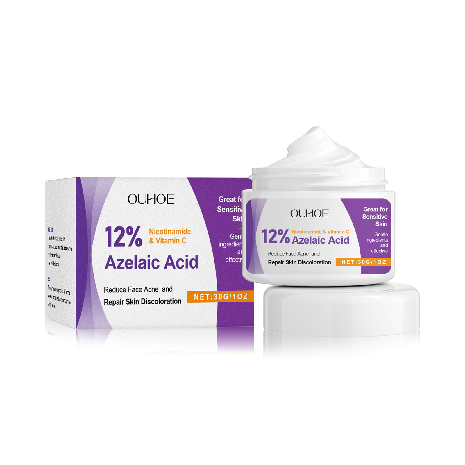 Azelaic Acid Blemish Care Cream For Gentle Moisturizing And Soothing Acne Prone Skin 