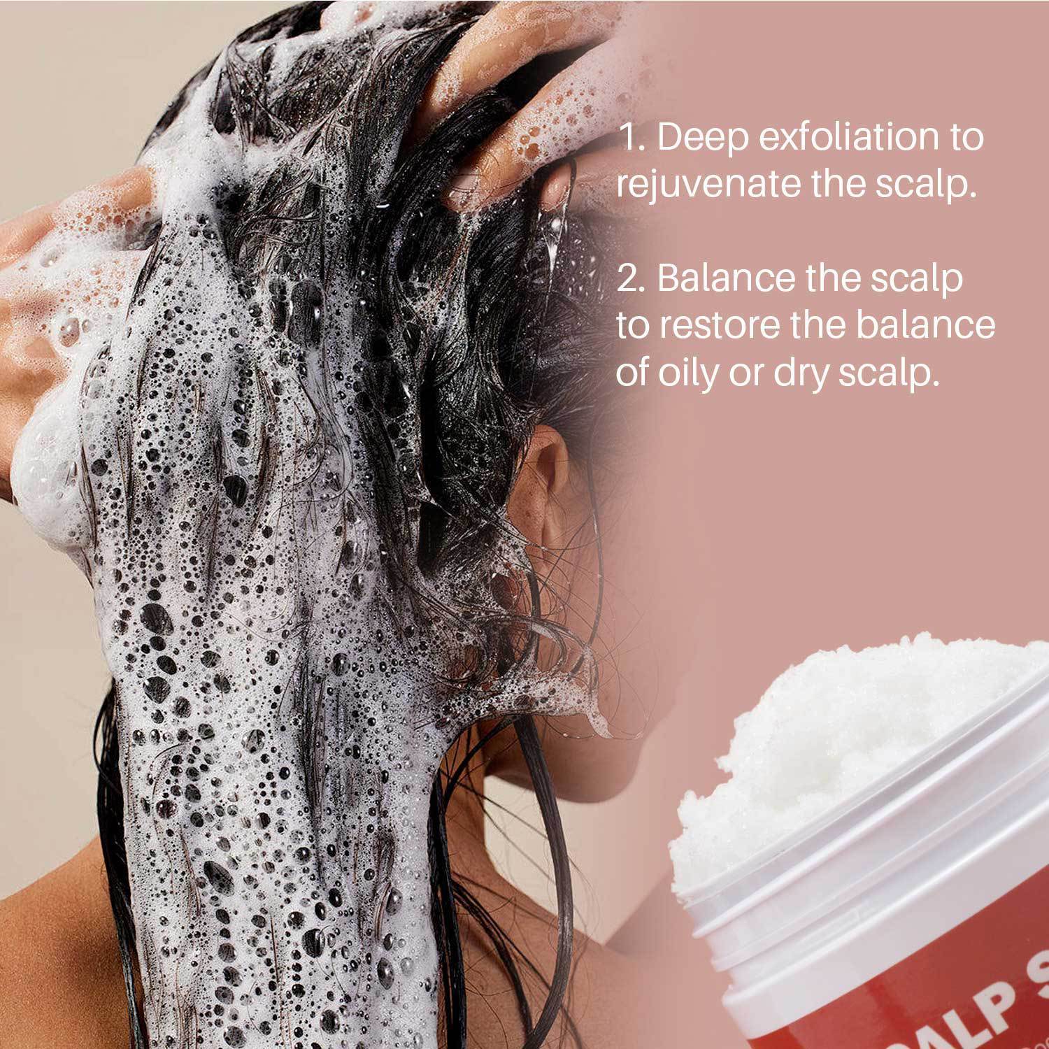 Scalp Exfoliating Scrub Shampoo Deep Cleansing Purifying For Flaky Oily Scalp Daily Hair And Scalp Care