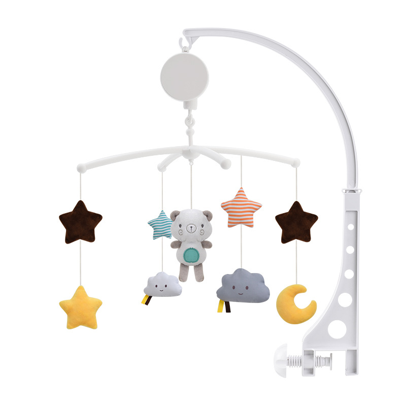 (owl 417) Baby Crib Mobiles Rattles Music Educational Toys Bed Bell Carousel for Cots Infant Baby Toys 0-12 Months for Newborns Gifts