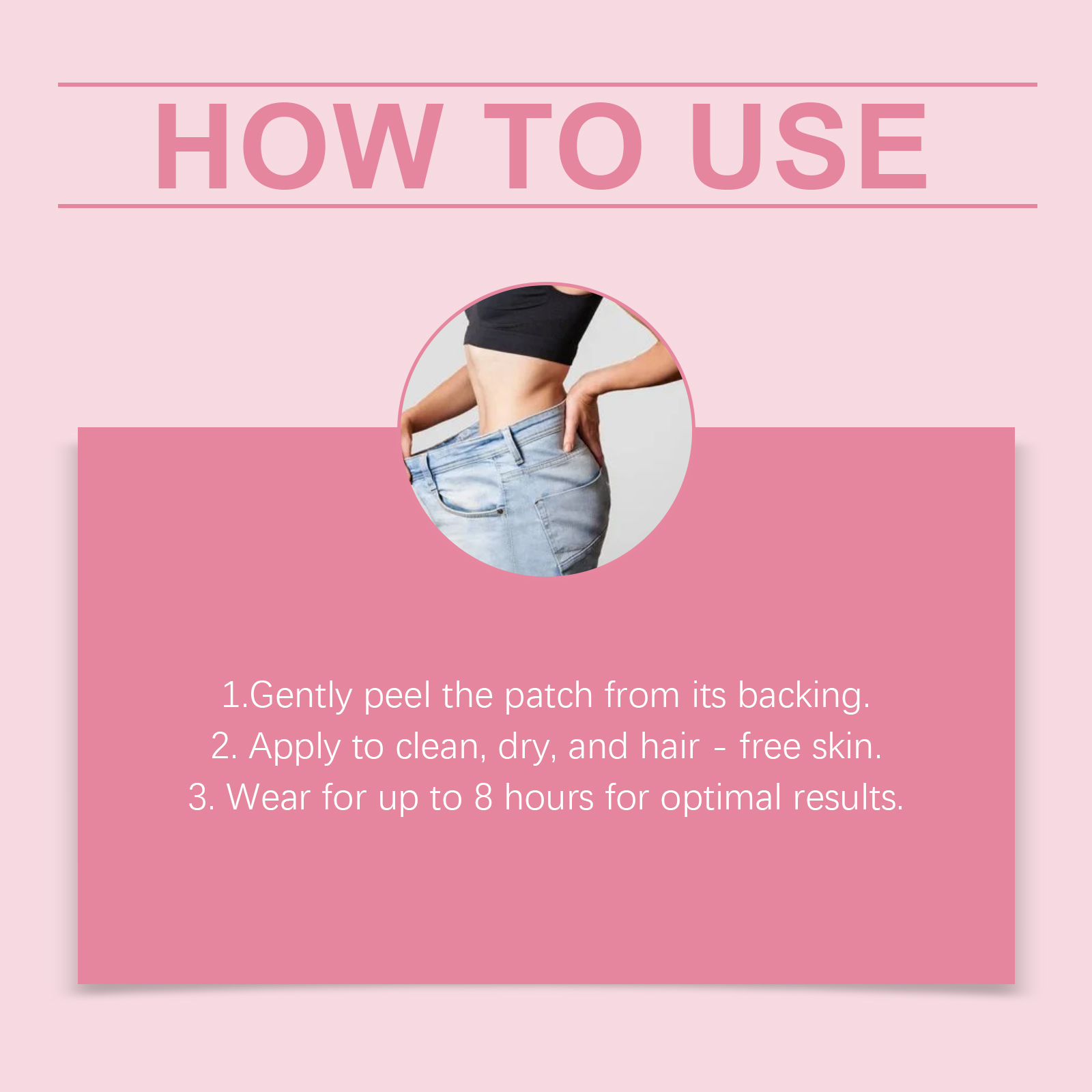 Body Care Patch Mild Comfort Skin Manage Slim Body Line Light Daily Care Skin Patch