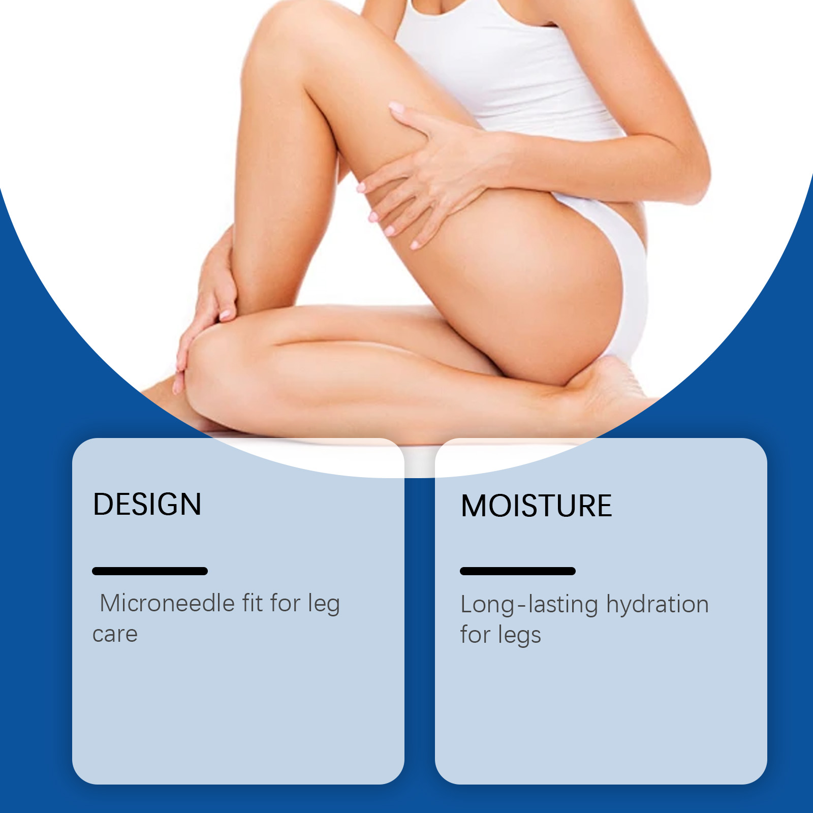 Leg Care Patch Mild Nourish Soft Breathable Refreshing Daily Skin Maintain Gentle Protect Body Leg Surface Care