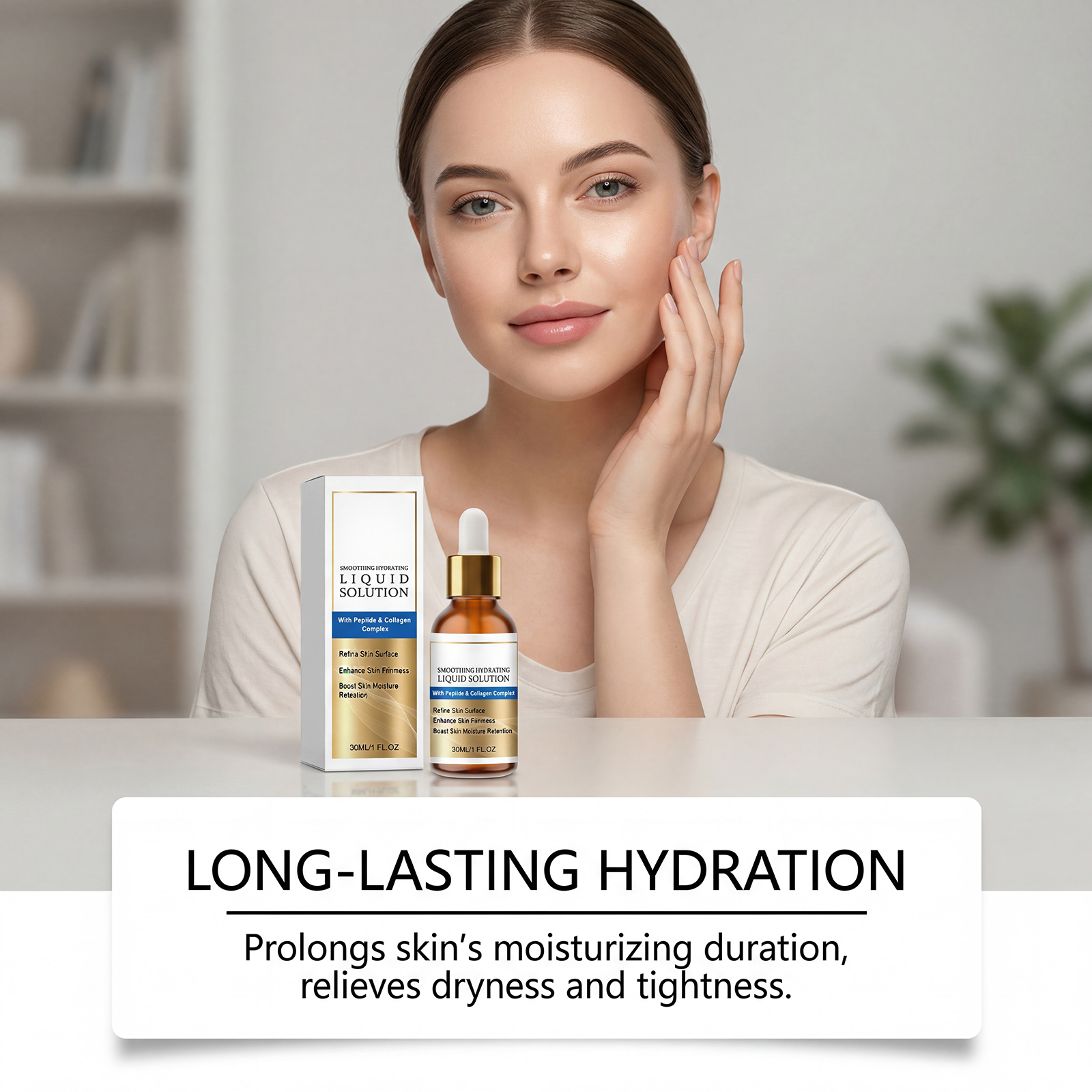 Smooth Moisturizing Essence Liquid Hydrating Refreshing Watery Brightening Nourish Facial Skin Daily Skin Care Product