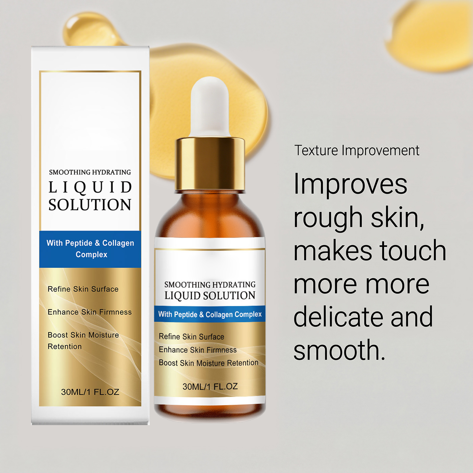Smooth Moisturizing Essence Liquid Hydrating Refreshing Watery Brightening Nourish Facial Skin Daily Skin Care Product