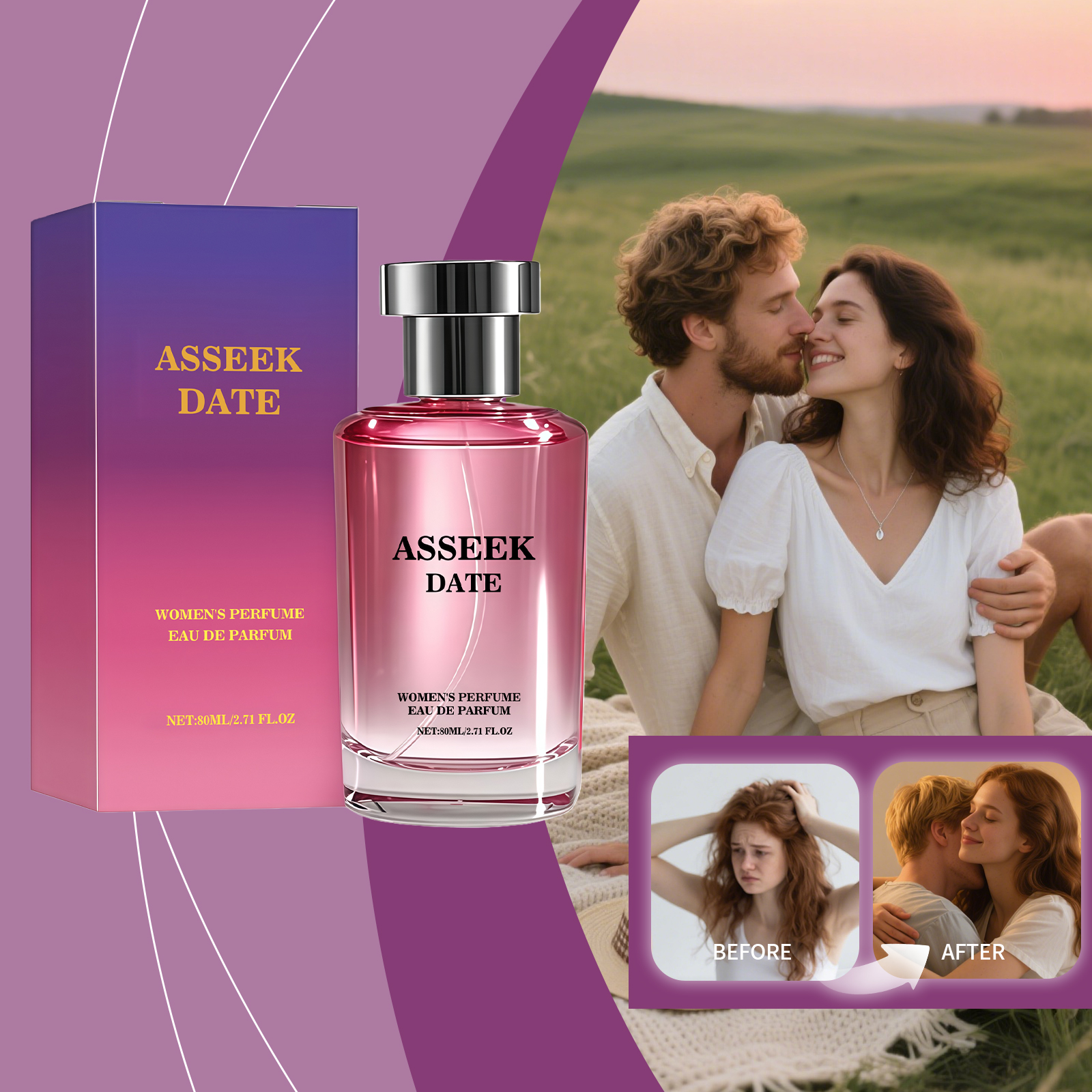 Floral Fruit Scent Encounter Ladies Perfume Niche Jasmine Sweet Long Lasting Dating Romantic Atmosphere Fragrance