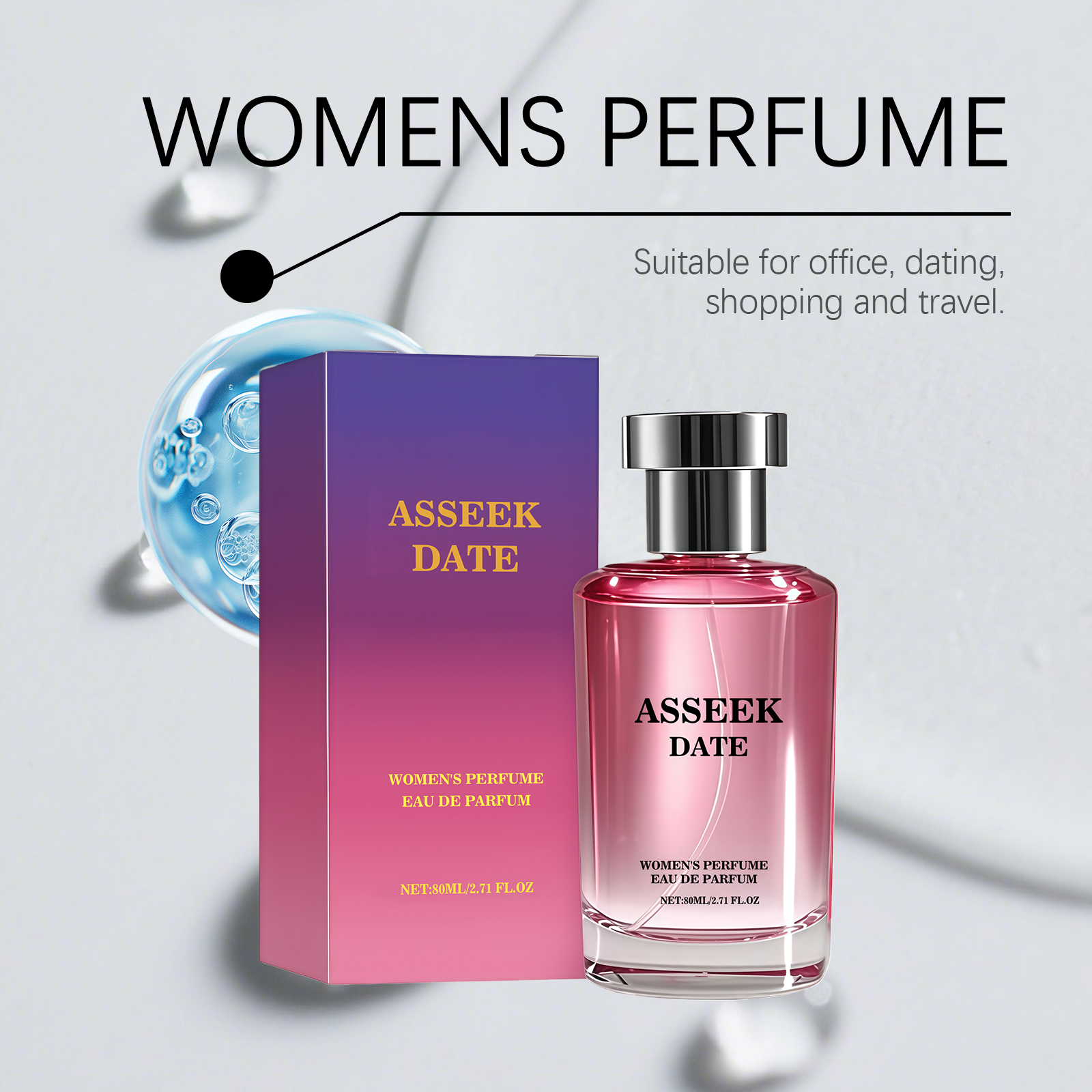 Floral Fruit Scent Encounter Ladies Perfume Niche Jasmine Sweet Long Lasting Dating Romantic Atmosphere Fragrance