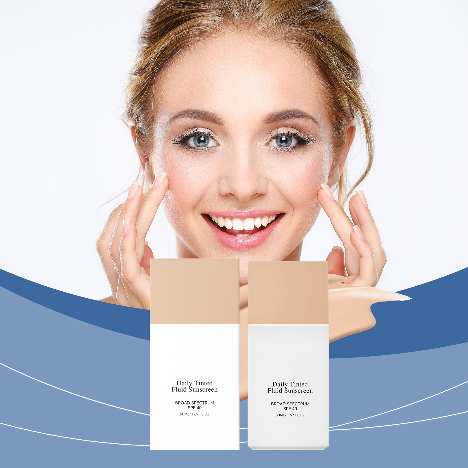 Correct Conceal Tone Repair Protection Lotion Mild Moisturizing Refreshing Texture Non Sticky Nourish Skin Daily Outdoor Defense