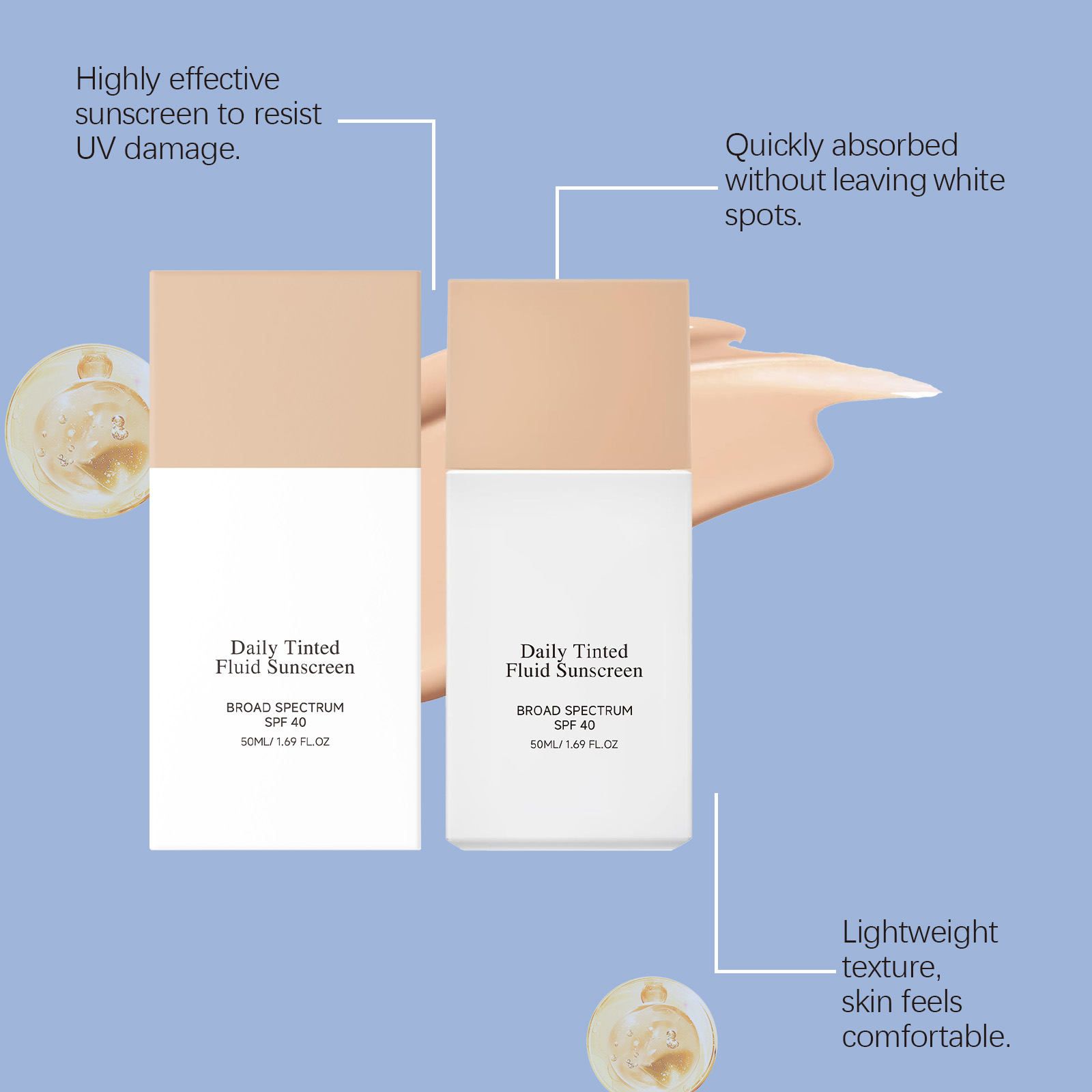 Correct Conceal Tone Repair Protection Lotion Mild Moisturizing Refreshing Texture Non Sticky Nourish Skin Daily Outdoor Defense