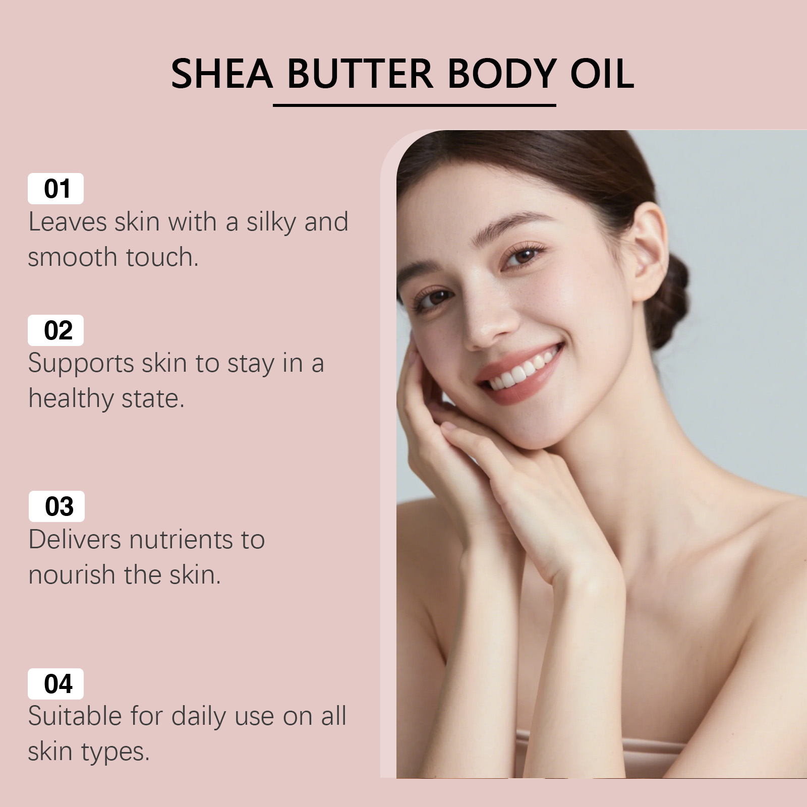 Marshmallow Jasmine Shea Butter Body Oil Hydrating Moisturizing Lightweight Quick Absorbing Mild Gentle Nourishing Skin