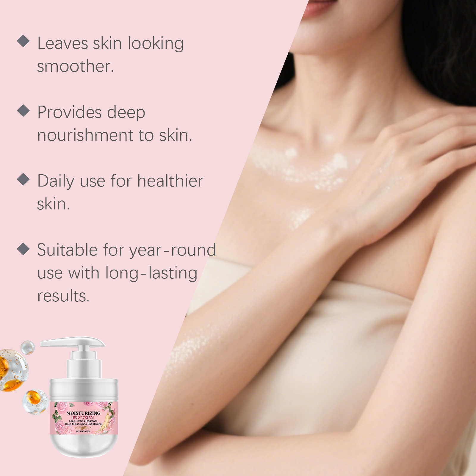 Moisturizing Nourishing Body Lotion Hydrating Soft Refreshing Dry Skin Daily Skincare