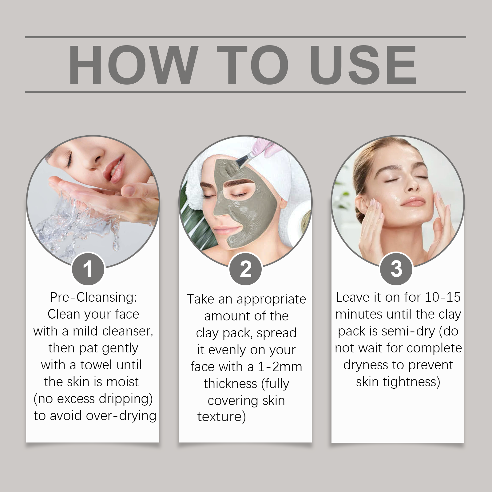 Mineral Mud Soft Skin Mask Gentle Exfoliating Smooth Tender Light Refreshing Smear Cleansing Facial Skin