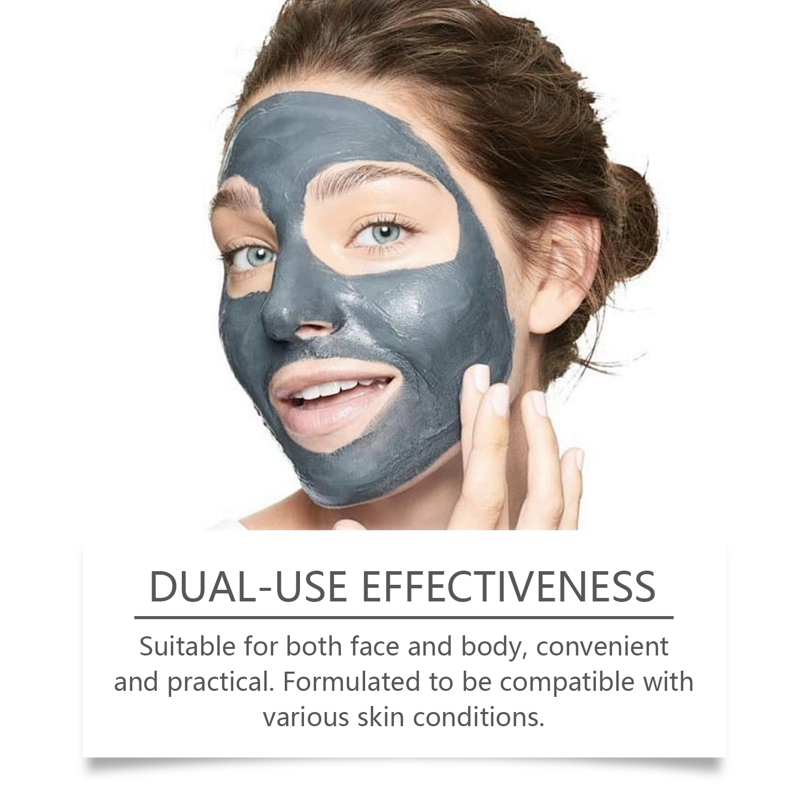 Mineral Mud Soft Skin Mask Gentle Exfoliating Smooth Tender Light Refreshing Smear Cleansing Facial Skin