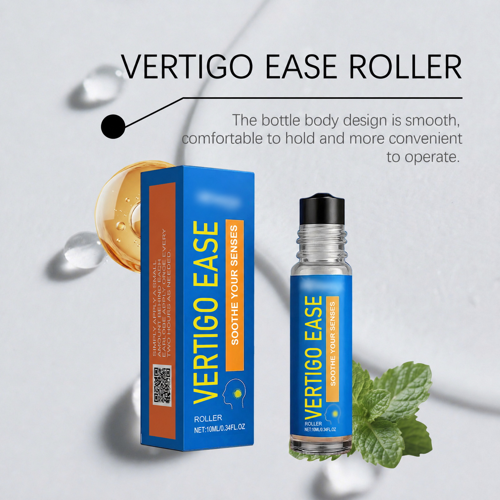 Body Care Roller Scent Mild Compact Portable Refreshing Comfortable Skin Condition Maintenance Rolling Wheel Design