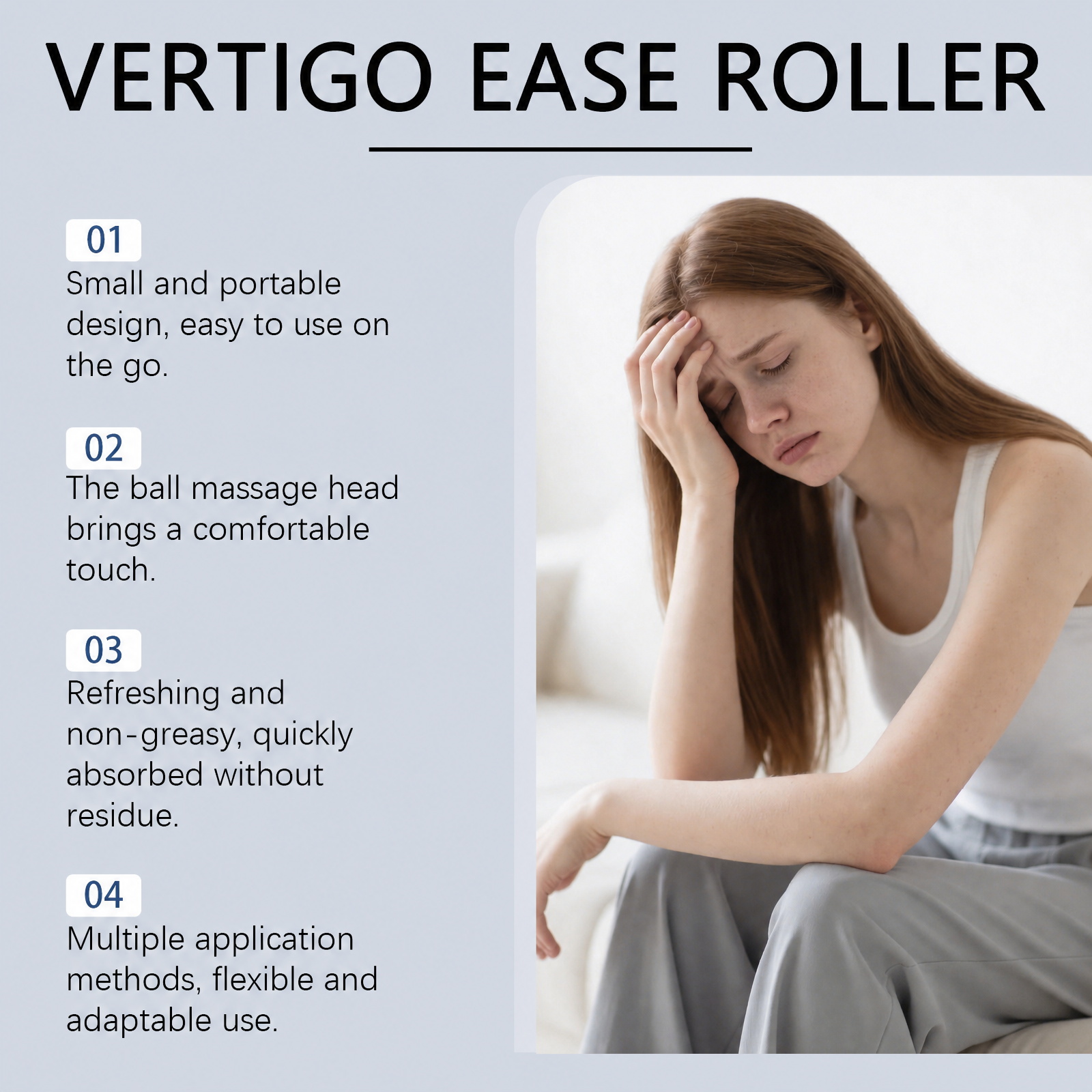 Body Care Roller Scent Mild Compact Portable Refreshing Comfortable Skin Condition Maintenance Rolling Wheel Design