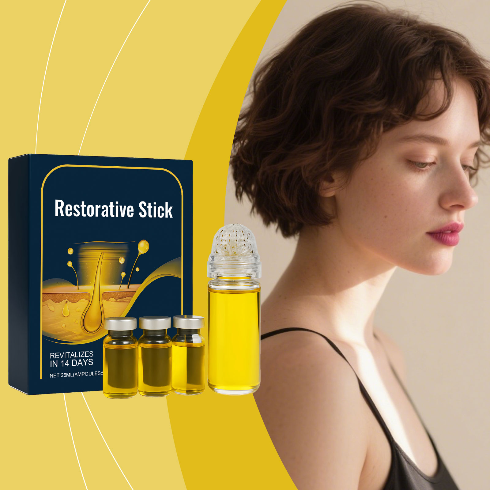 Facial Essence Set Mild Hydrating Moisturizing Soft Delicate Bright Care Daily Skin Care Liquid