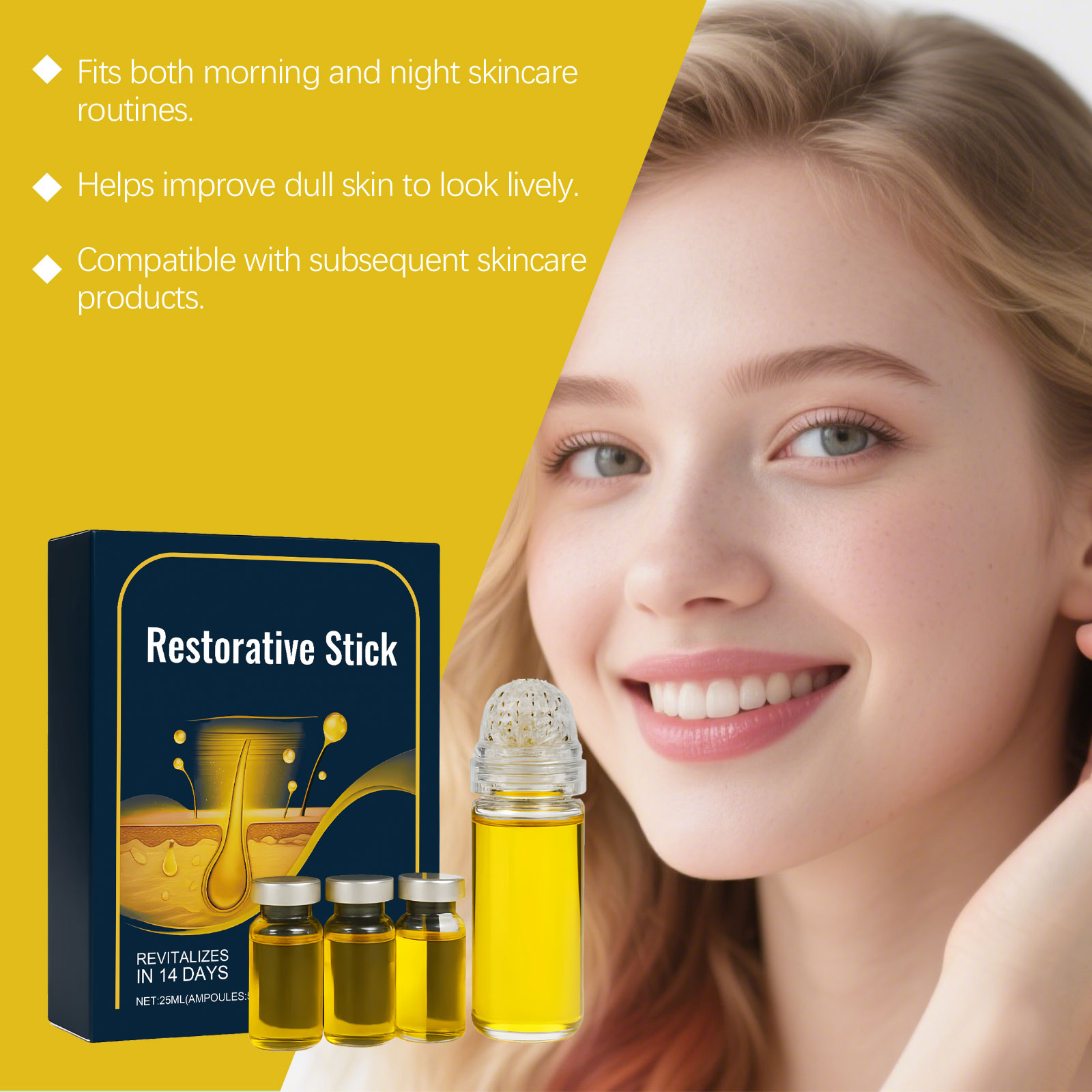 Facial Essence Set Mild Hydrating Moisturizing Soft Delicate Bright Care Daily Skin Care Liquid