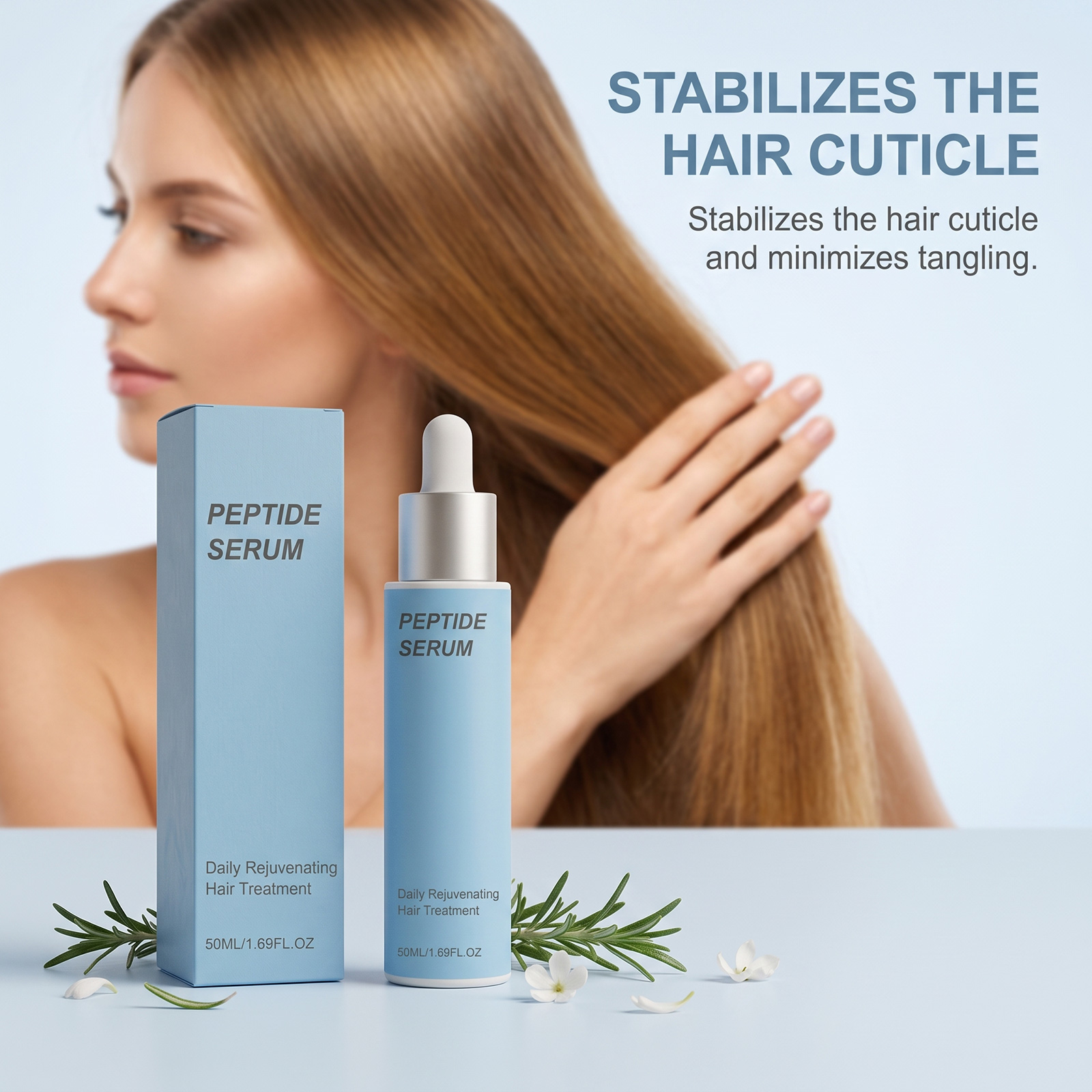 Smooth Hair Care Essence Hydrate Tame Split Bendy Lush Fluffy Silky Light Airy