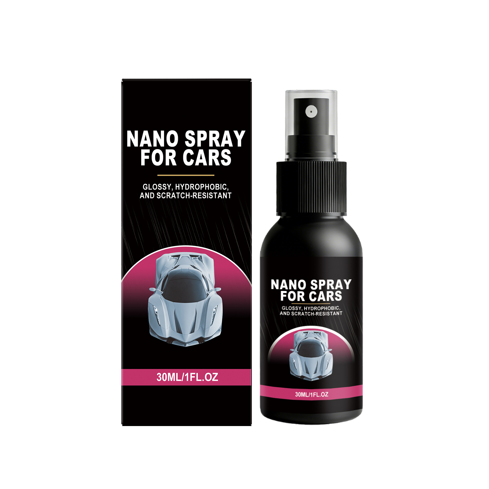 Car Nano Coating Spray Daily Portable Clean Refinish Automobile Surface Paint Remove Care