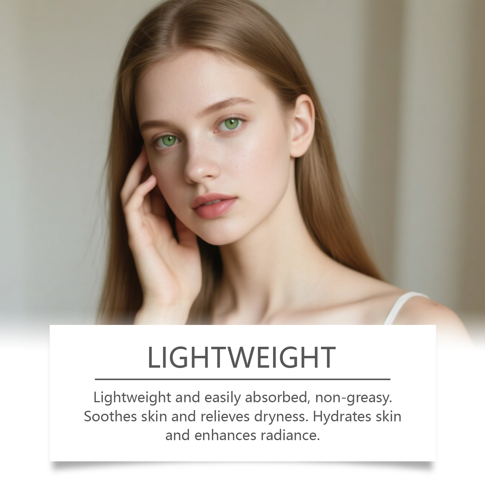 Skin Moisturizing Essence Liquid Delicate Care Facial Skin Light Texture Refreshing Hydrating Skincare Extract