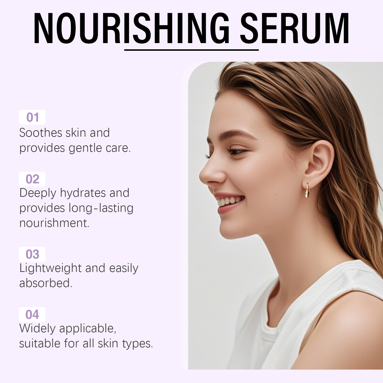 Skin Moisturizing Essence Liquid Delicate Care Facial Skin Light Texture Refreshing Hydrating Skincare Extract