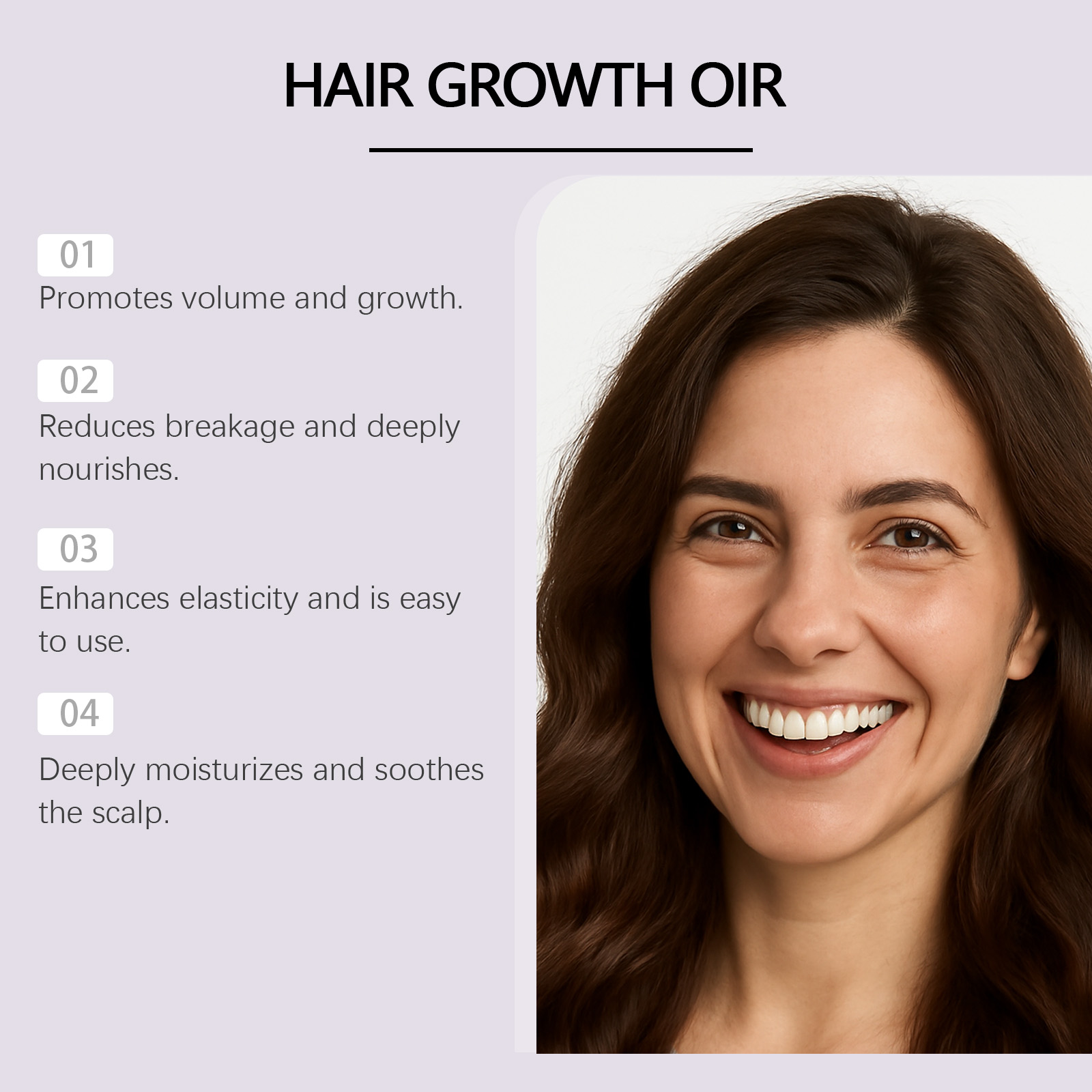 Hair Care Essential Oil Soft Silky Shiny Moist Mild Hydrate Daily Hair Nursing