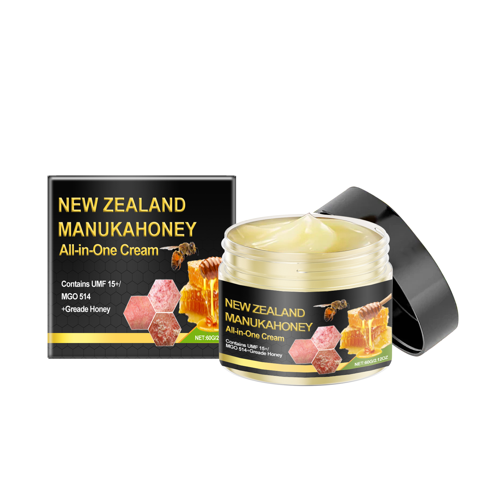Bee Venum Skin Care Cream Mild Nourishing Hydrating Tender Skin Moisturizing Daily Massage Care Lotion