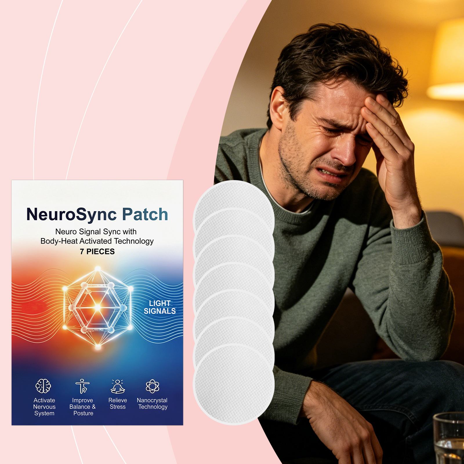 Body Soothing Patch Gentle Skin Friendly Easy To Use Full Body Fit Thin Breathable Individual Packaged Sticker