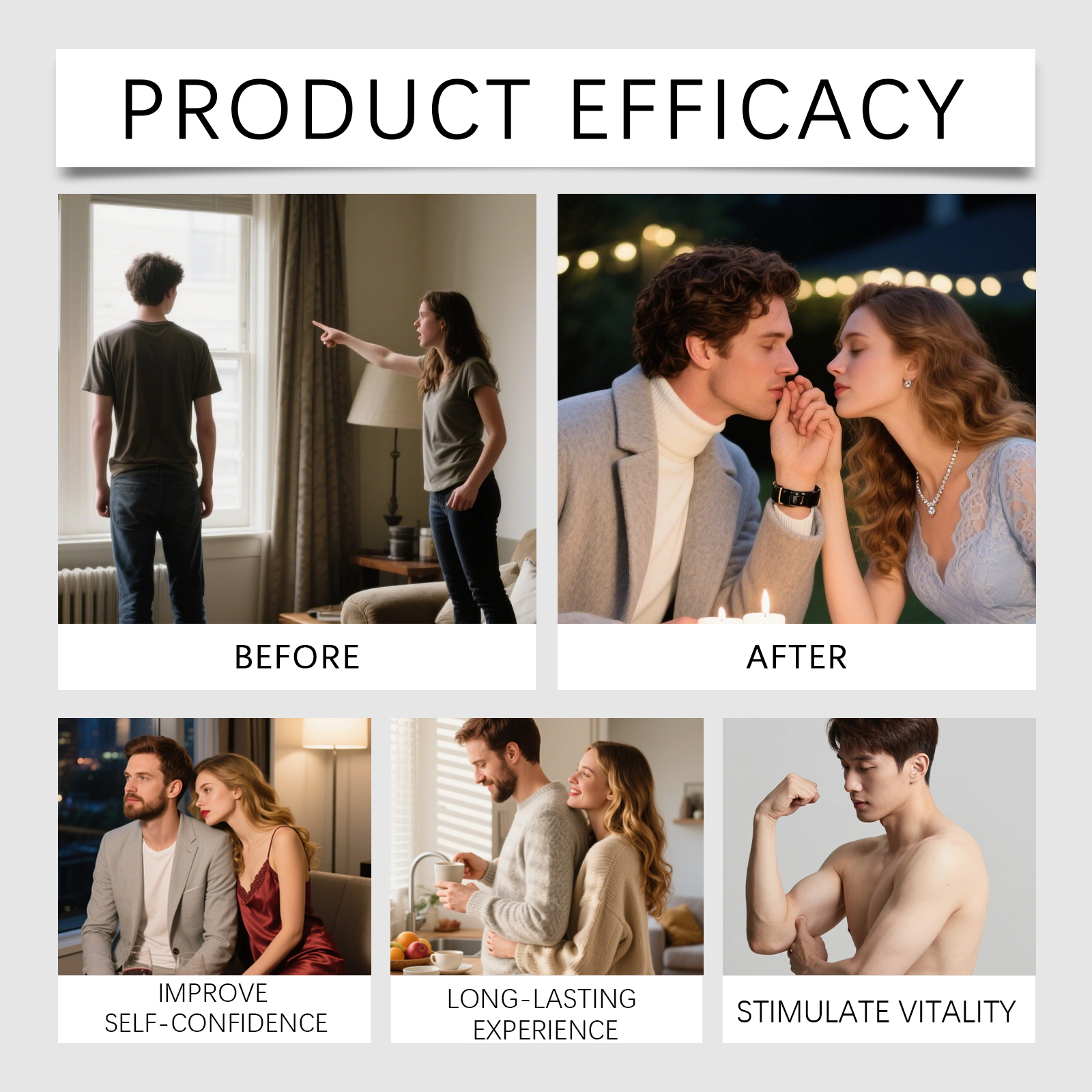 Men Care Spray Mild Formula Comfort Nourish Daily Use Support Male Vitality Portable Size For Gentle Skin Care