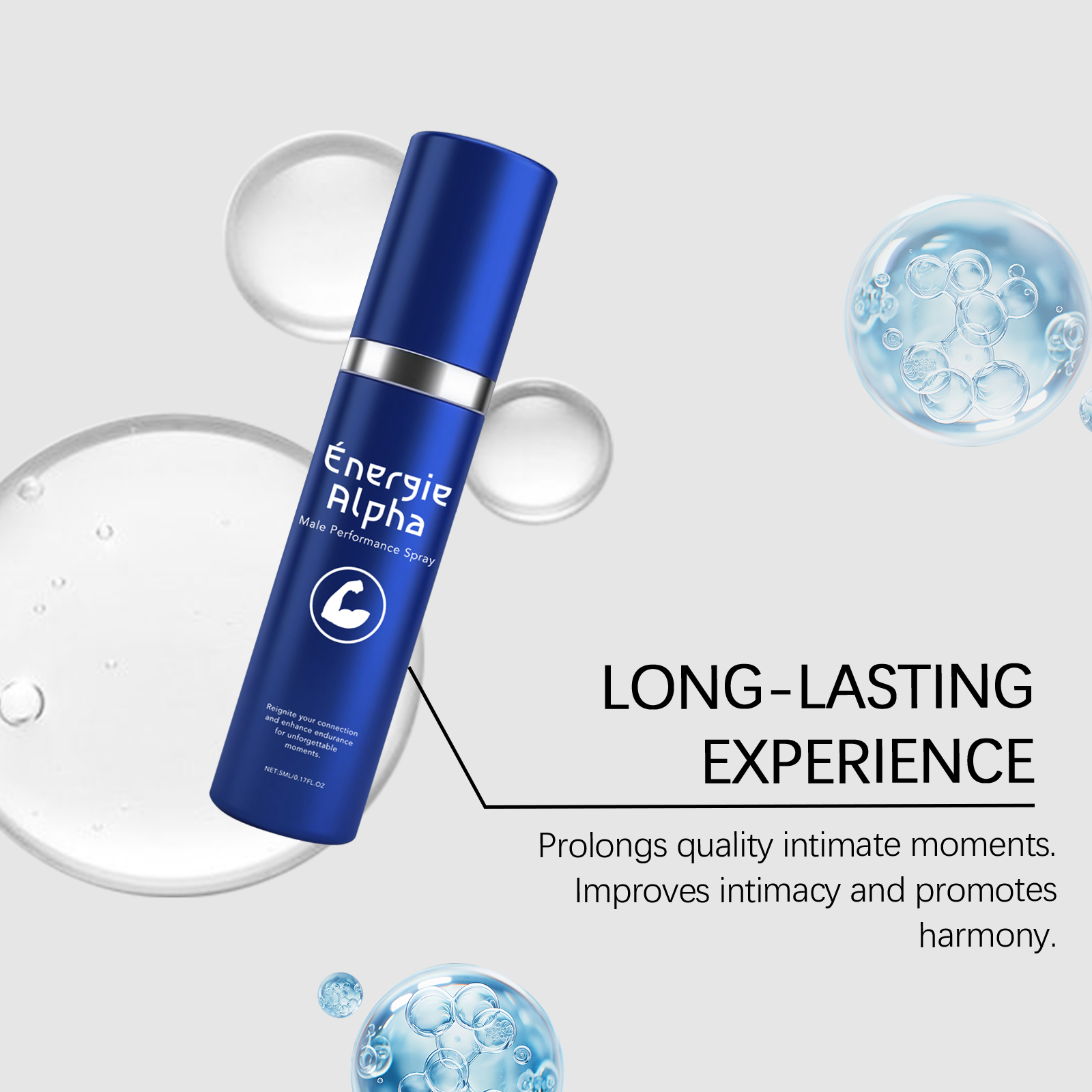Men Care Spray Mild Formula Comfort Nourish Daily Use Support Male Vitality Portable Size For Gentle Skin Care