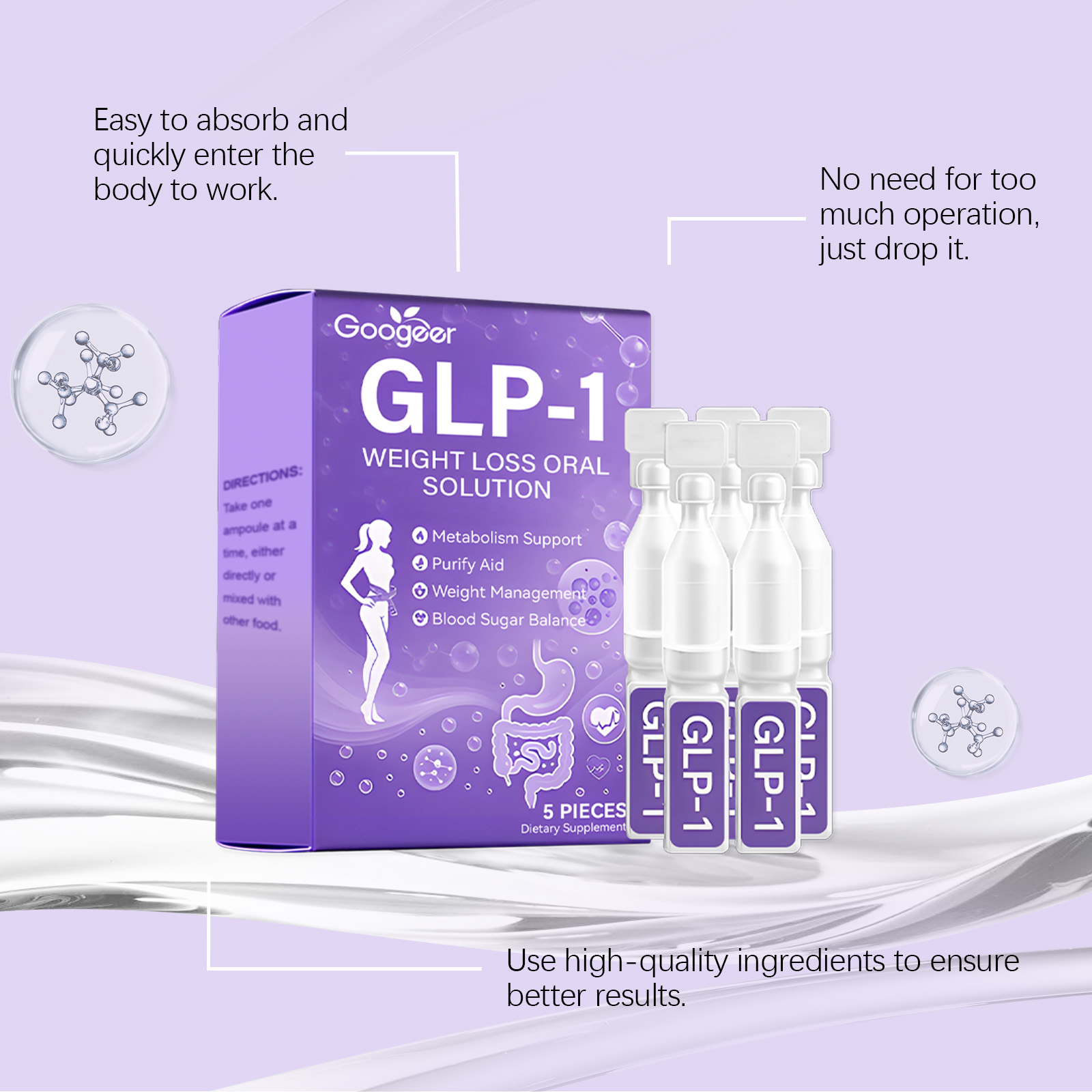 Slimming Care Drops For Professional Body Wellness Treatment Program Natural Skin Care Formula