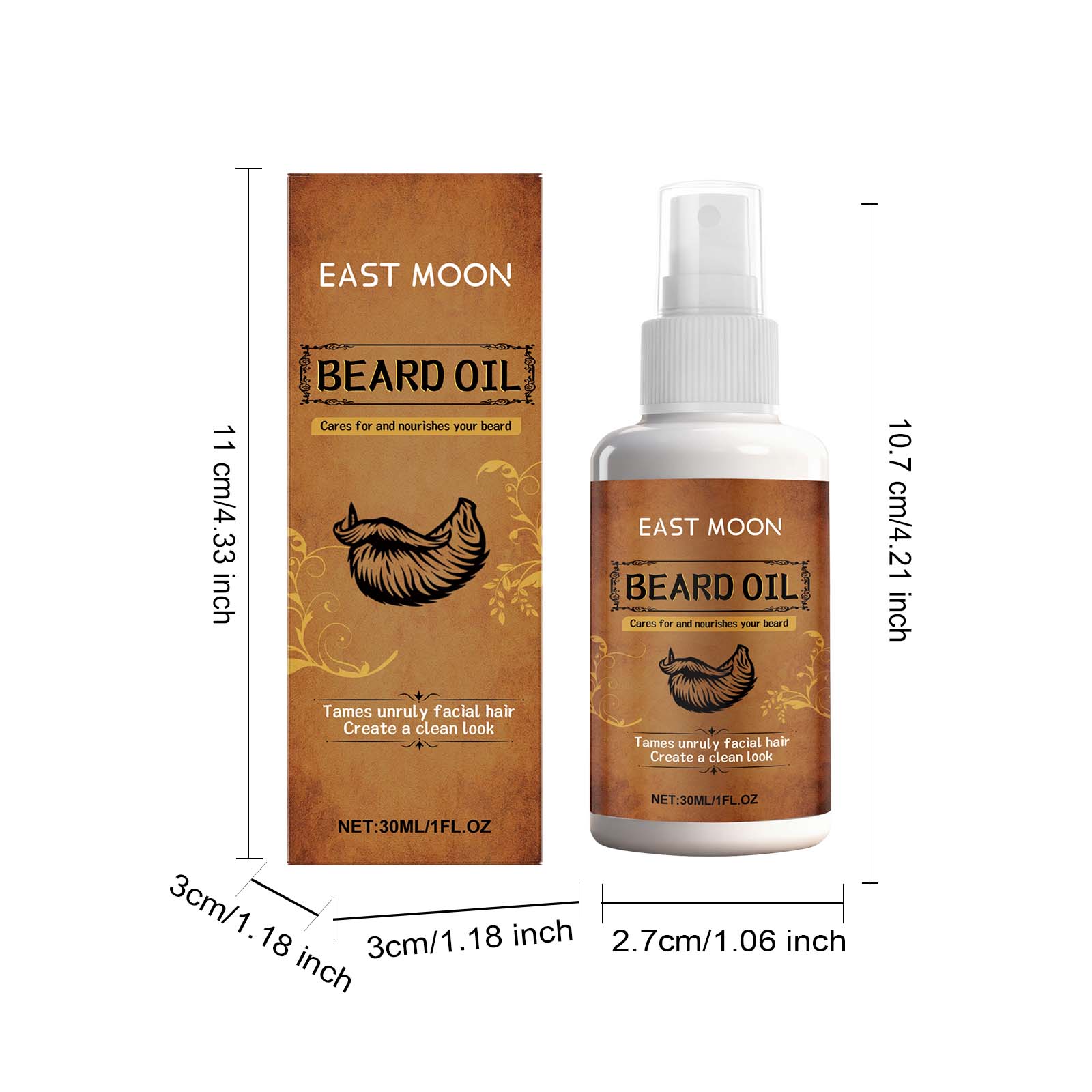 Cologne Beard Water For Men Beard Care Moisturizing Cleansing Hydrating Treatment For Facial Beard