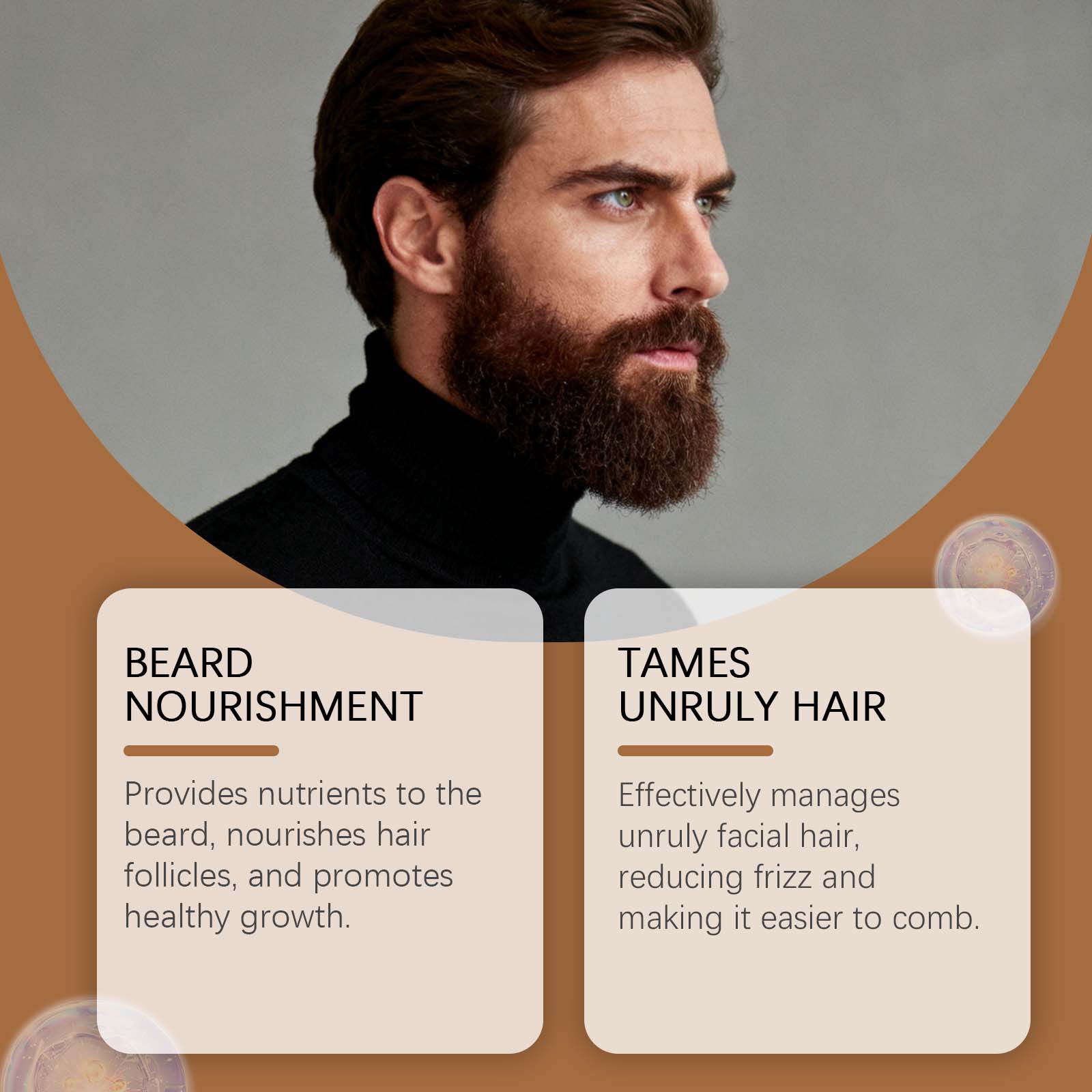 Cologne Beard Water For Men Beard Care Moisturizing Cleansing Hydrating Treatment For Facial Beard