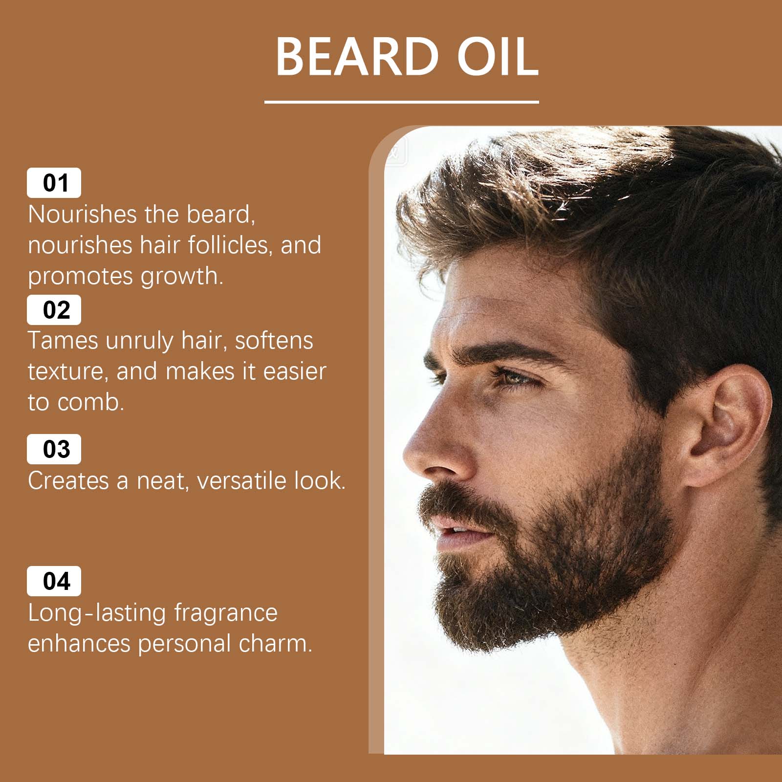 Cologne Beard Water For Men Beard Care Moisturizing Cleansing Hydrating Treatment For Facial Beard