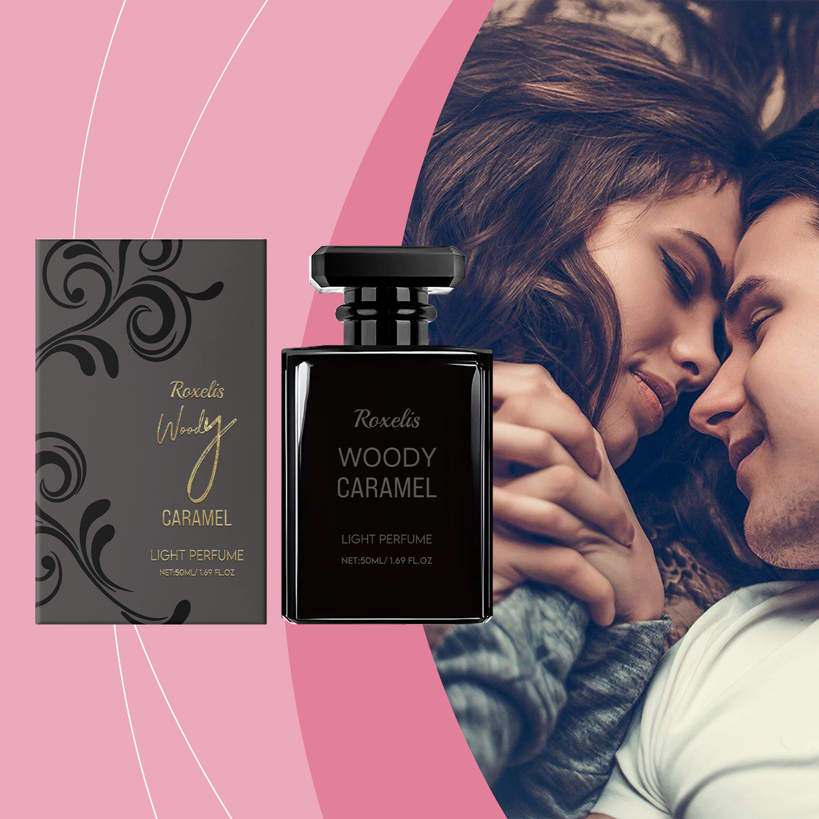 Woody Caramel Perfume Natural Fresh Fragrance Long Lasting Scent Easy Carry Dating Daily Atmosphere Perfume