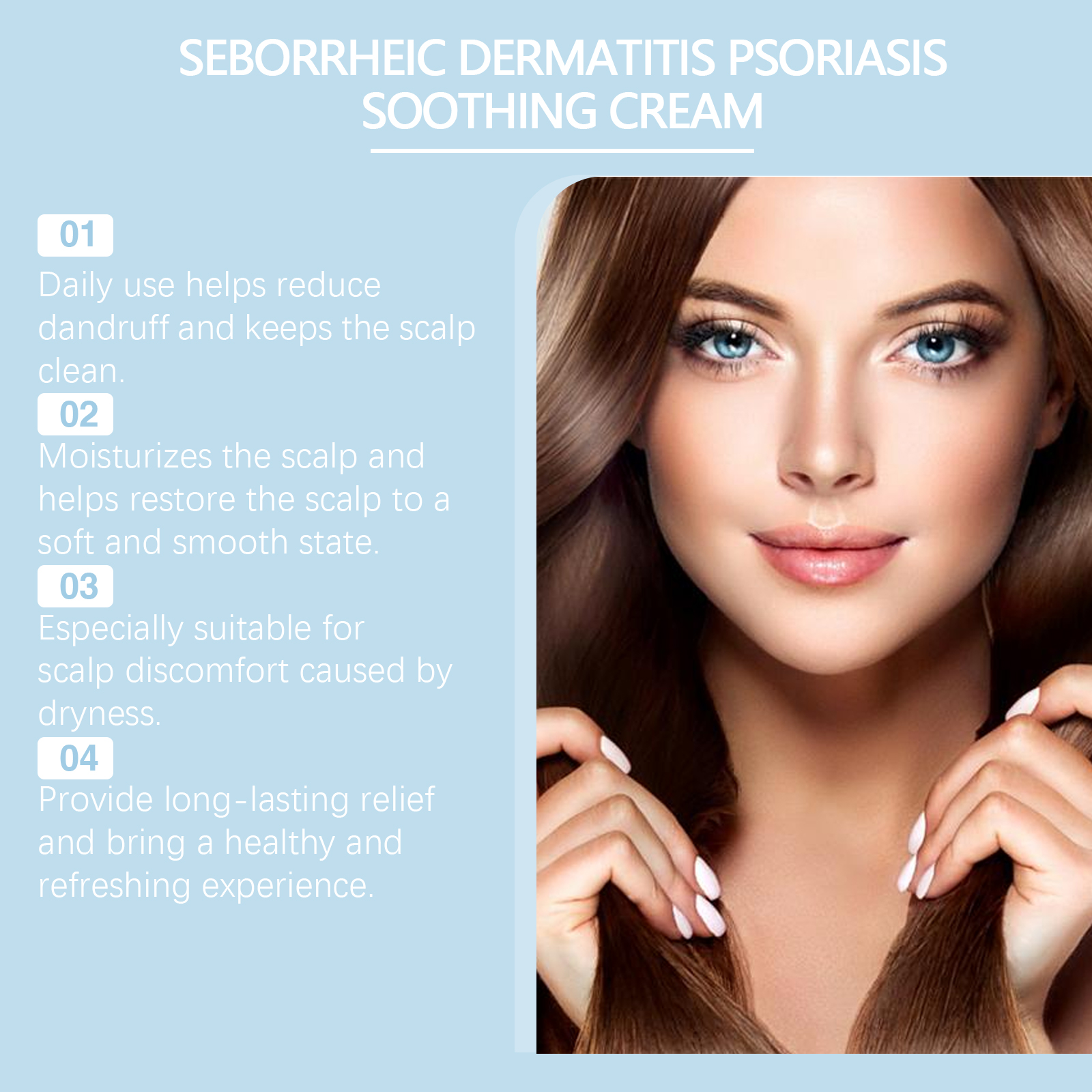 Scalp Soothing Cream Mild Nourishing Cleansing Repair Improve Massage Scalp Reduce Dandruff Care