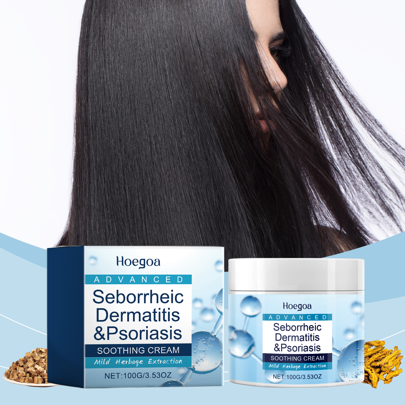 Scalp Soothing Cream Mild Nourishing Cleansing Repair Improve Massage Scalp Reduce Dandruff Care