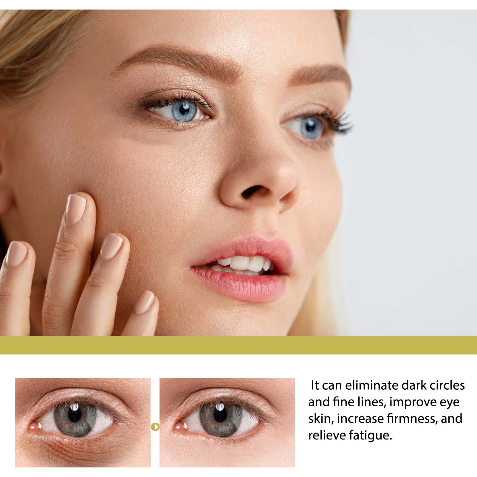 Snail Eye Cream Stick Moisturizing Firming For Dark Circles Puffiness And Fine Lines Daily Eye Care