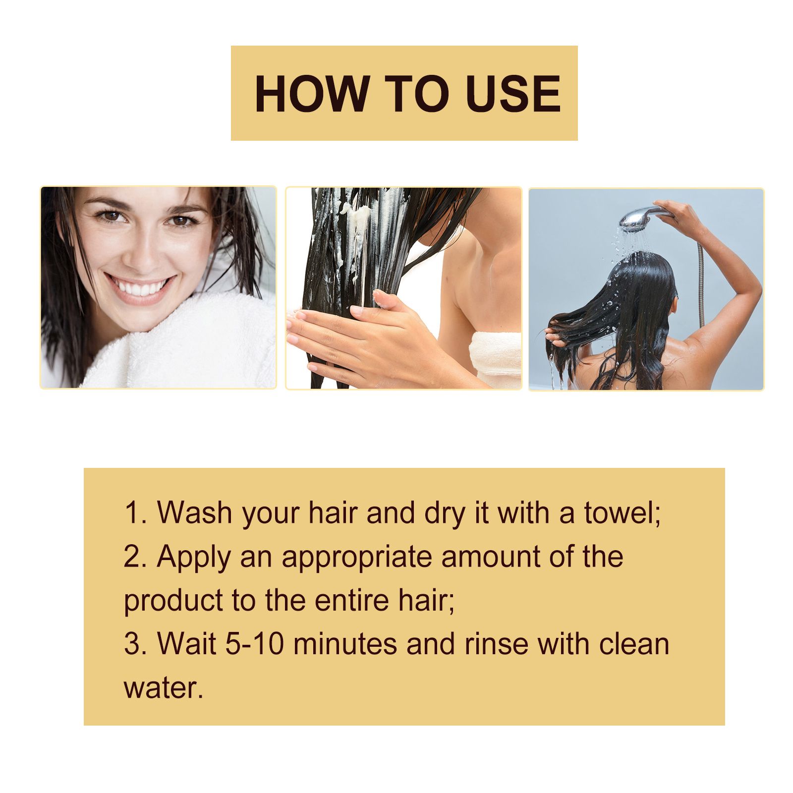 Collagen Repair Hair Mask For Dry Frizzy Tangled Hair Strengthening Smoothing Daily Care 100g