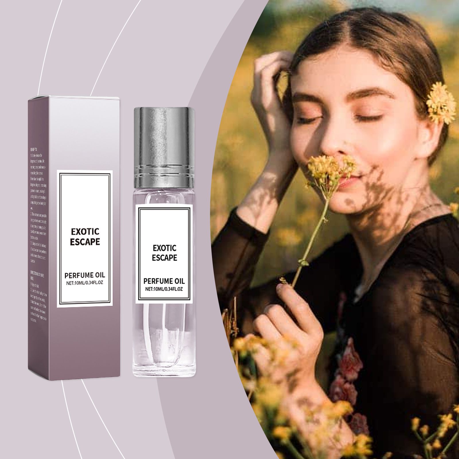 Pomegranate Roll On Perfume Long Lasting Fresh Portable For Daily Wear And Gifting