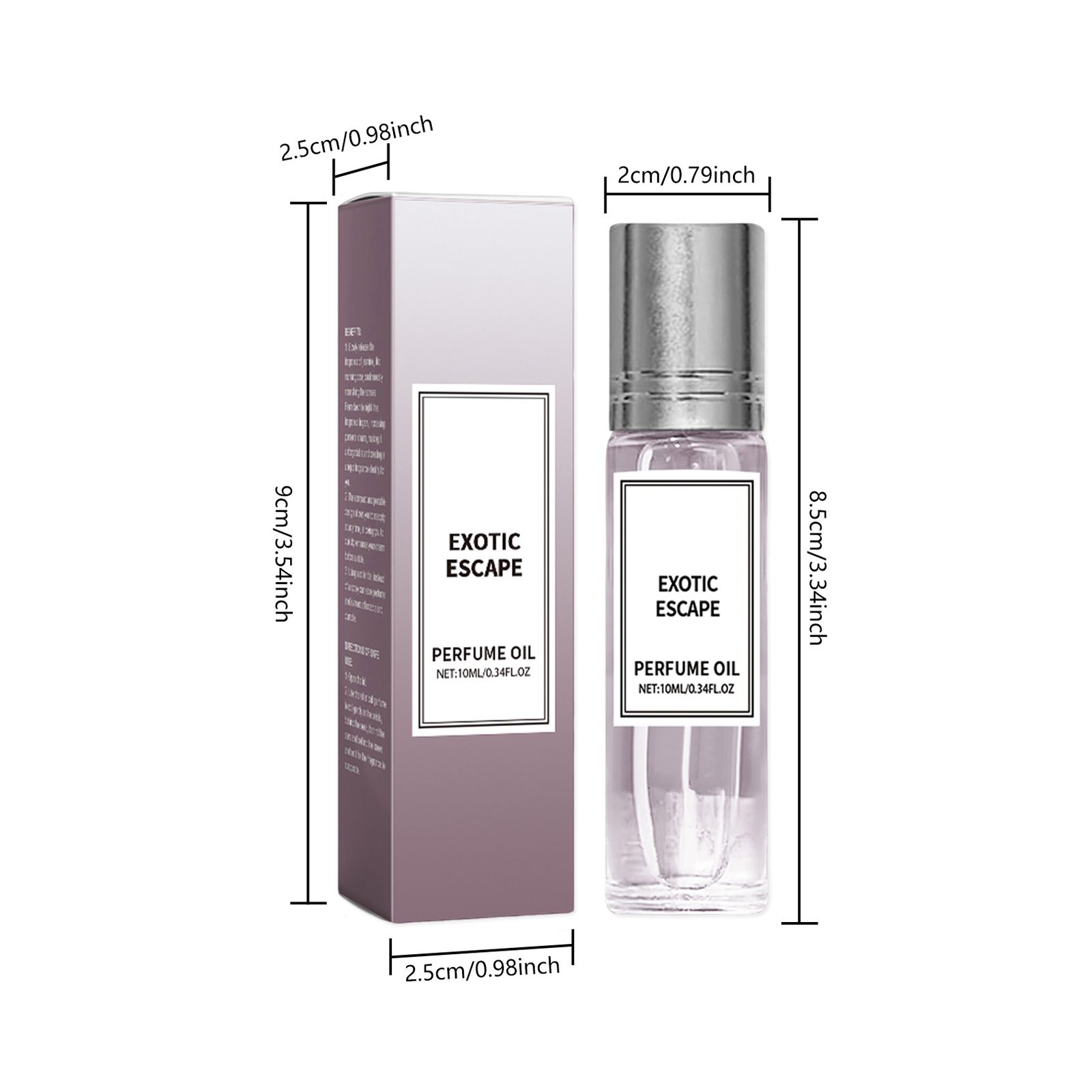 Pomegranate Roll On Perfume Long Lasting Fresh Portable For Daily Wear And Gifting