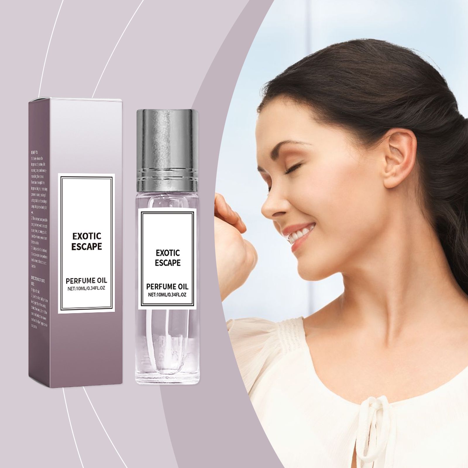 Pomegranate Roll On Perfume Long Lasting Fresh Portable For Daily Wear And Gifting