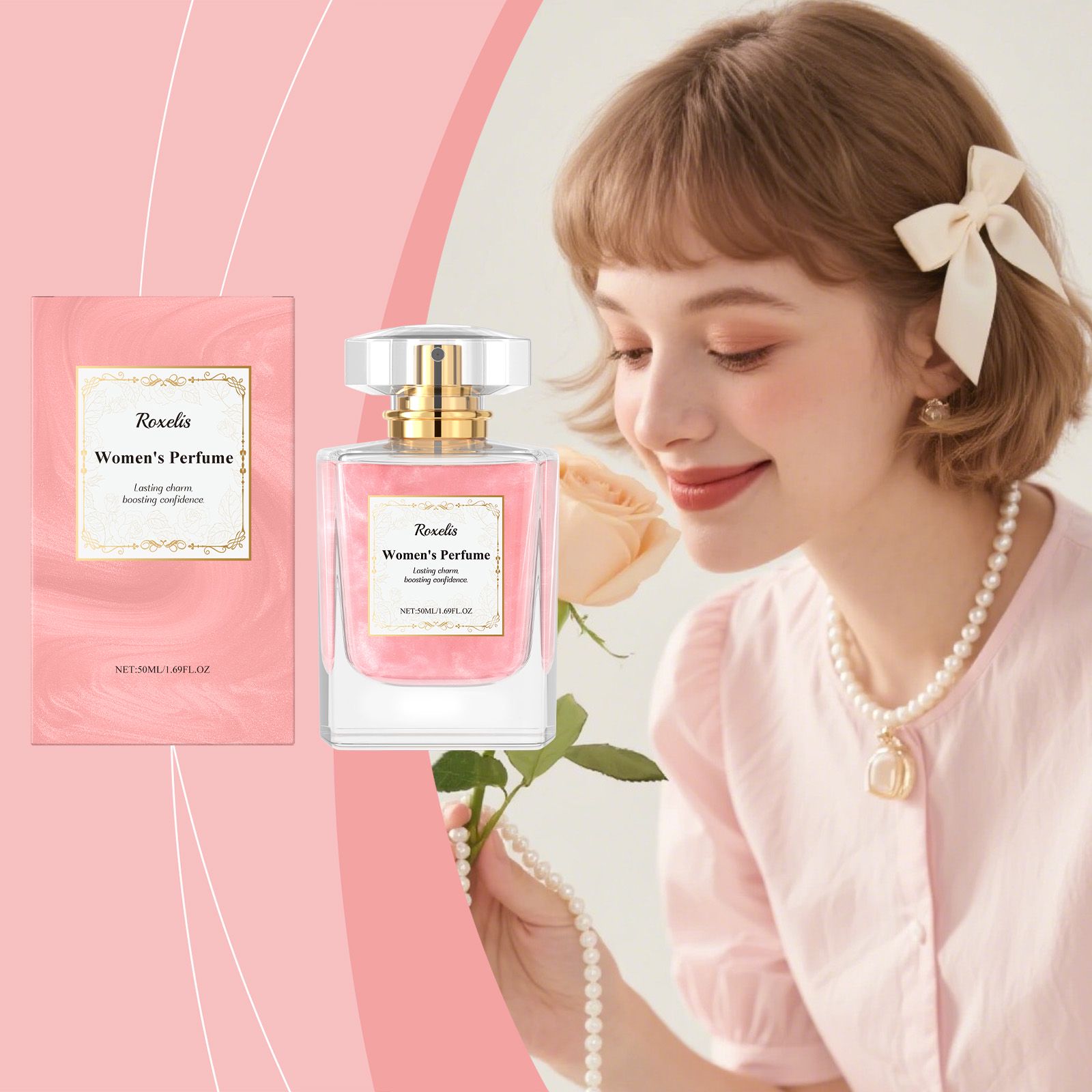 Rich Rose Perfume Elegant Long Lasting Layered Scent For Daily Wear And Dating