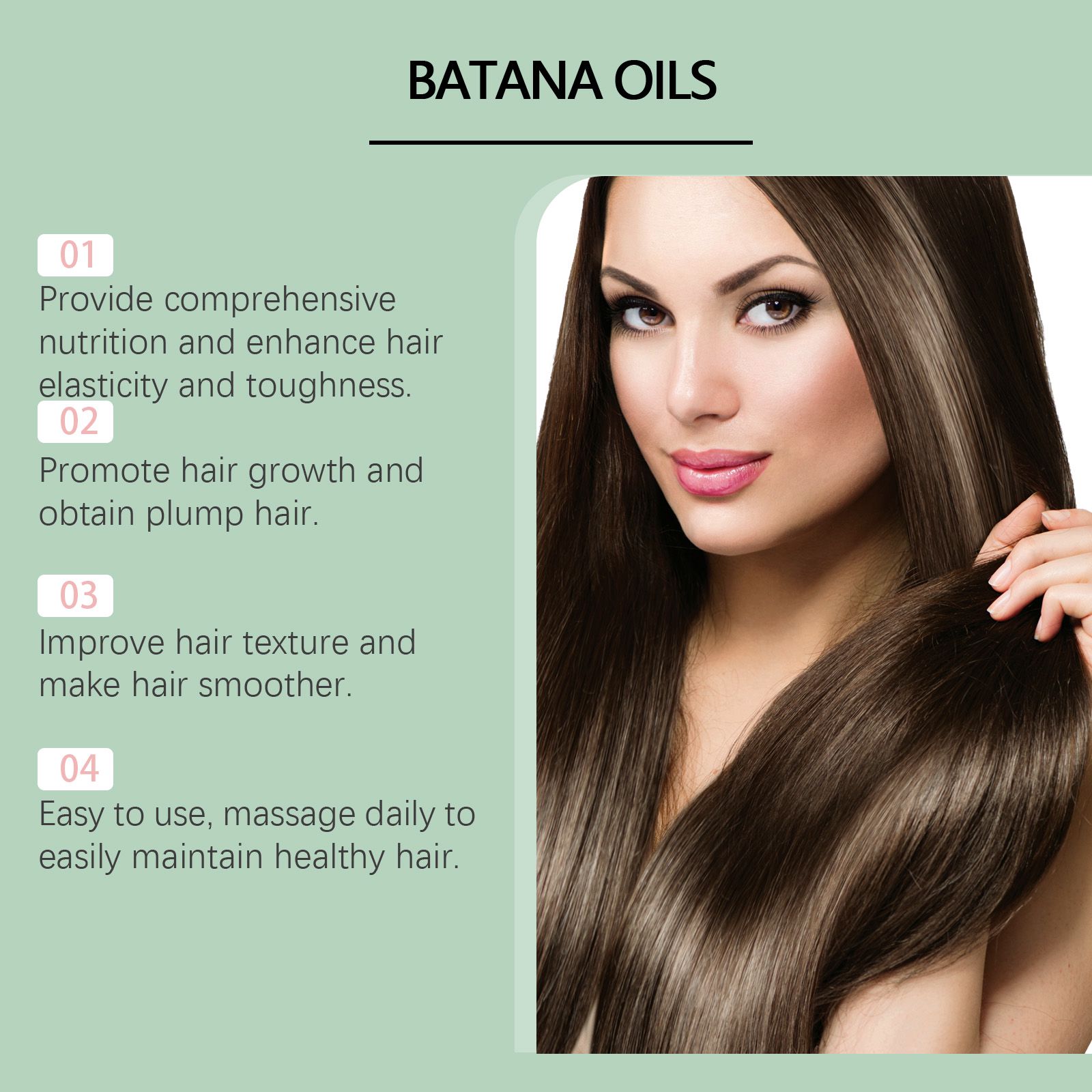 Nourishing Hair Oil With Batana Vitamin E And Castor Seed Oil For Dry Damaged Hair