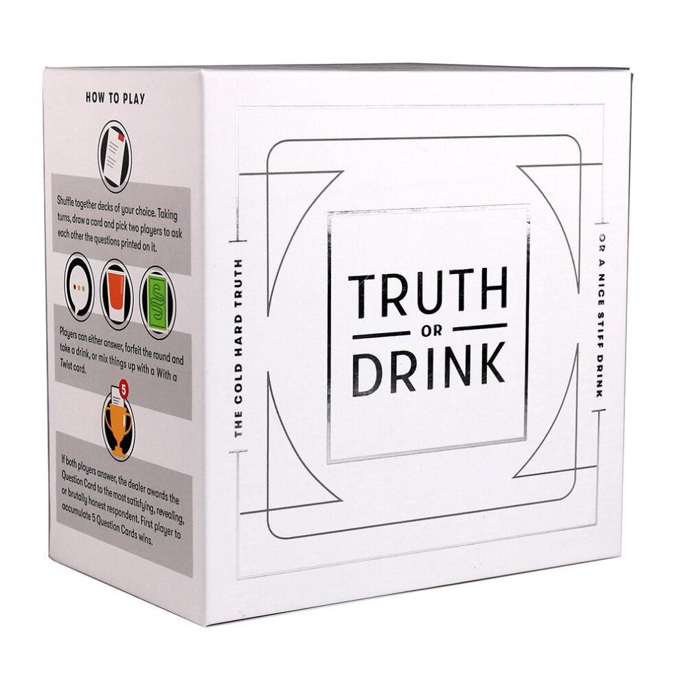 Truth or Drink - Fun Drinking Party Card Game - Dare or Shots