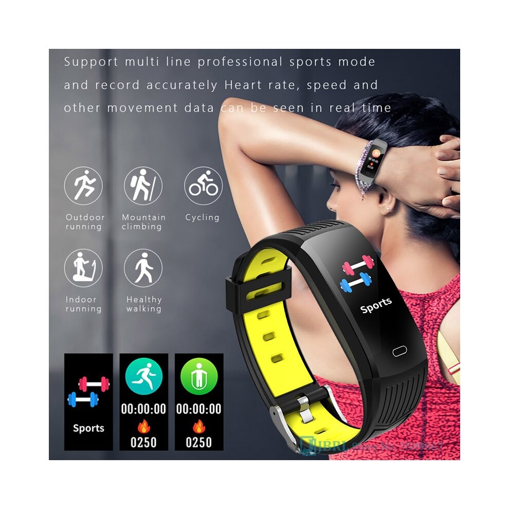 Kids Children Smart Watch Girls Boys Smartwatch Heart Rate Smart Watches(Black)