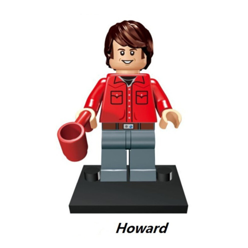 7Pcs Big Bang Theory Building Block Minifigures Toys Best Action Figures Gift Fit Lego