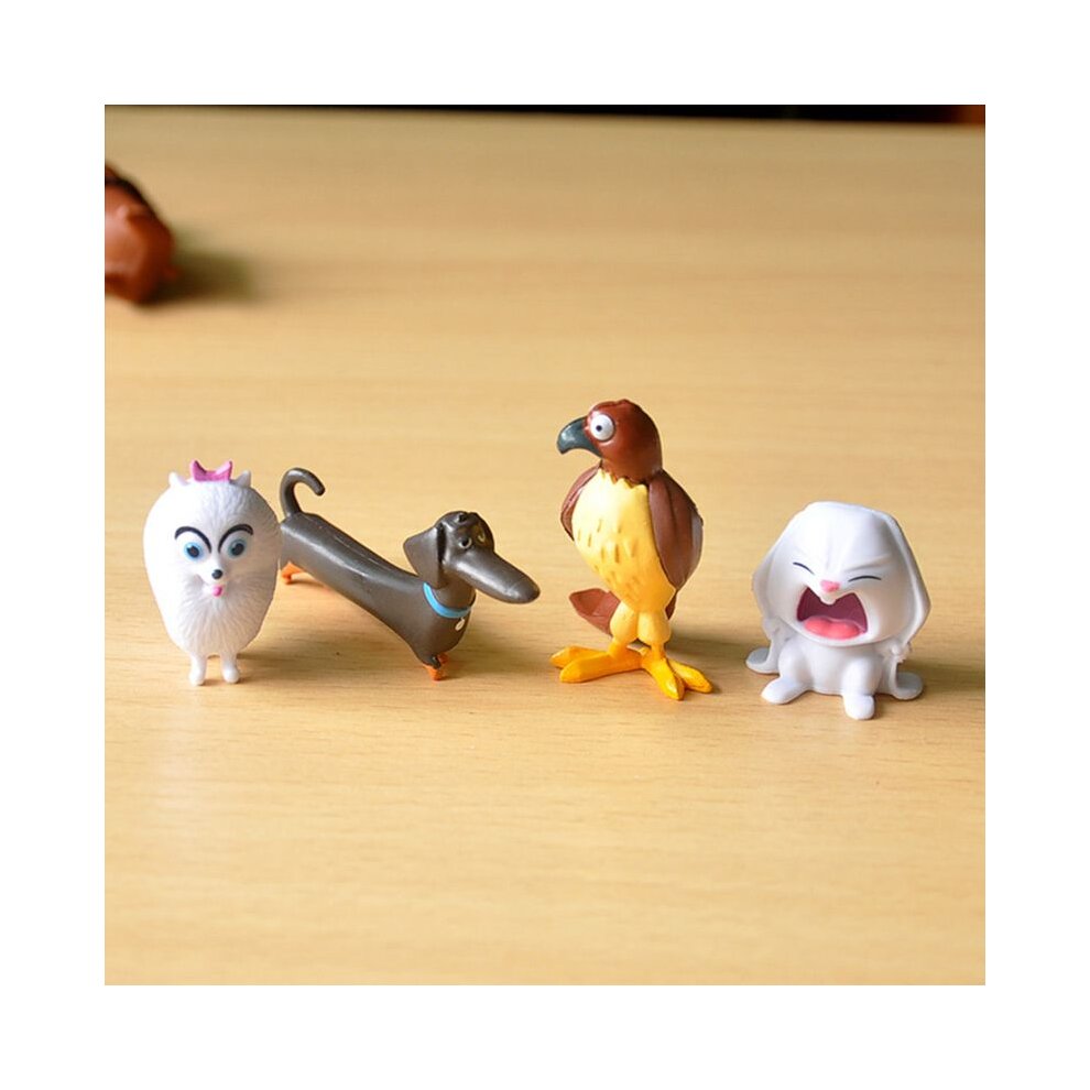 14PCS The Secret Life Of Pets Max Snowball Duke Chloe Gidget Action Figure Toys