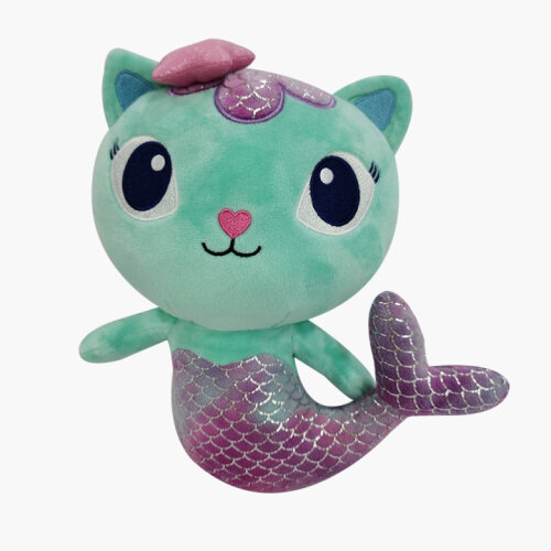 Gabbys Dollhouse Plush Toy Mermaid Cat Doll 25cm