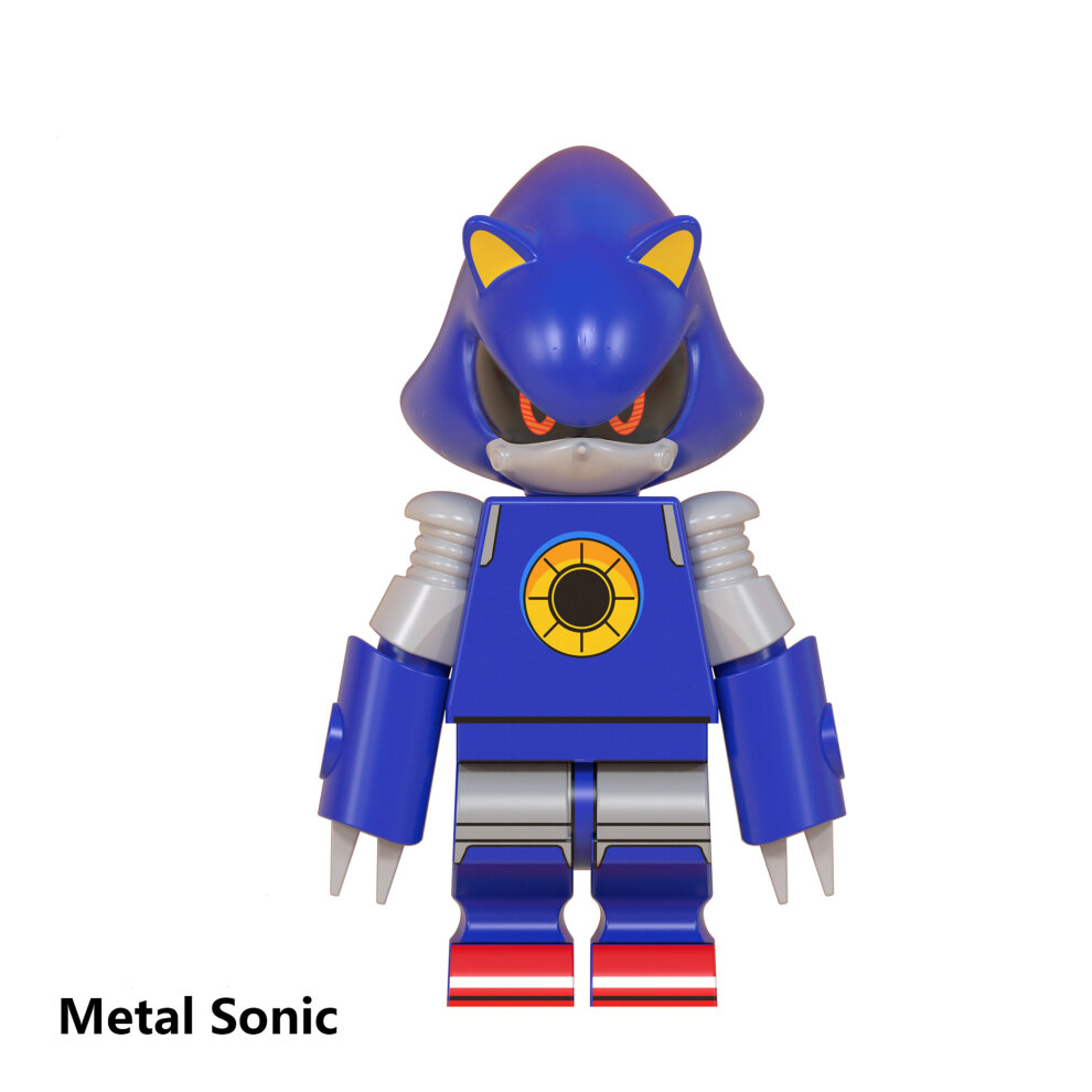 Sonic the Hedgehog Building Block Minifigures Toys Collectibles Action Figures Fit Lego Best Gift for Kids 8Pcs Set