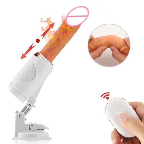 Sex Machine for Women Anal Prostate Dildo Vibrator Electric Fucking Love Sex Toys G spot Stimulator Automatic Thrusting Heating Wireless Remote Control Hands-Free with Strong Suction Cup for Adult Couples Gay Pleasure Play